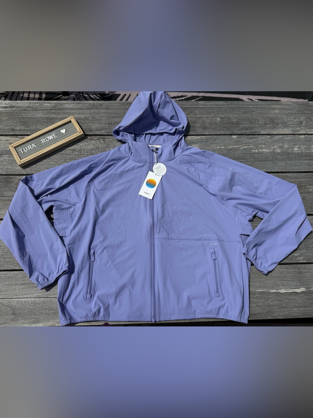 Vuori Renew Trainer Shell Jacket Hyacinth Purple Women's XXL NWT 💜✨